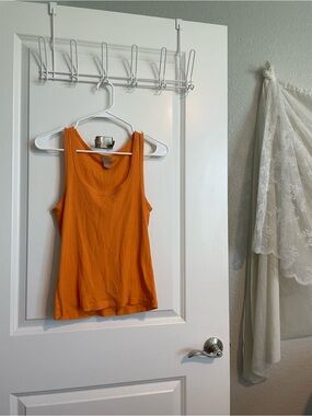 Y2k Women's Tank Top | Orange